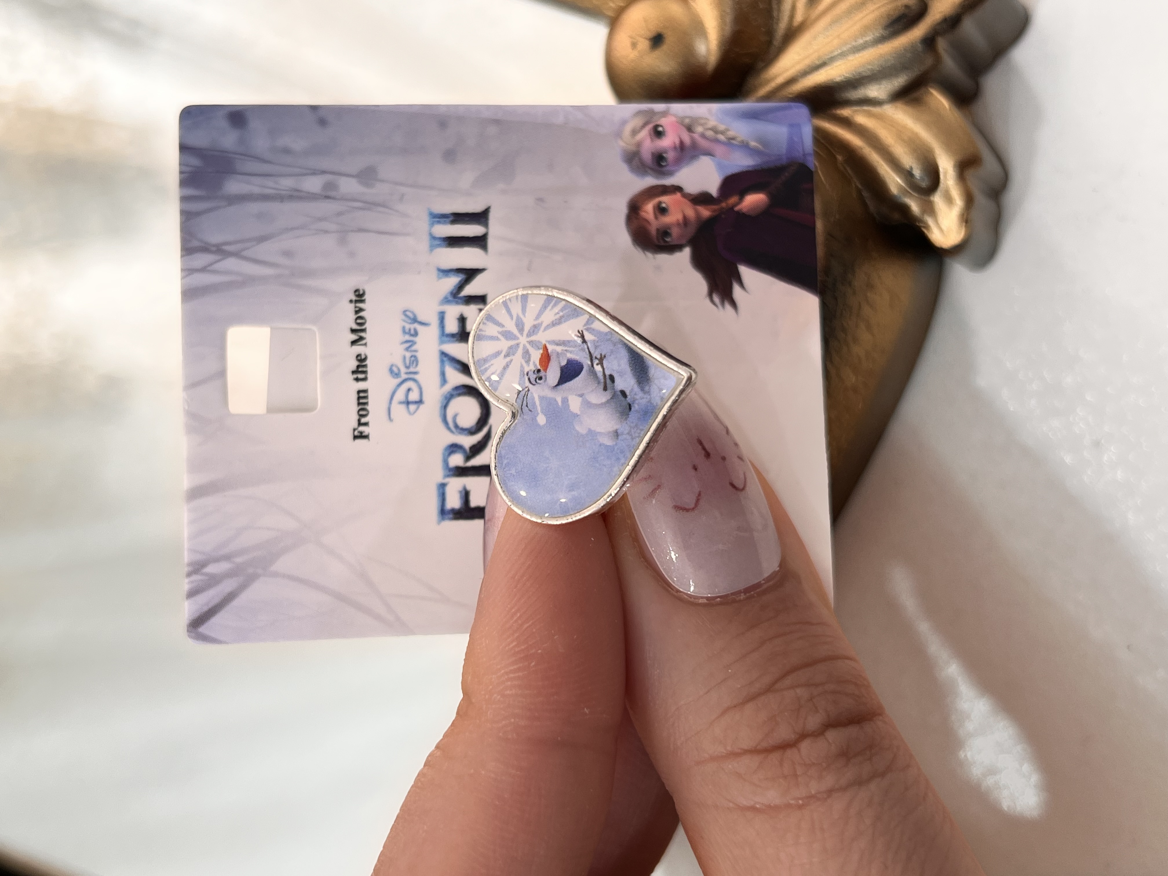 انگشتر کودک‌ طرح اولاف‌ ☃️➕💍