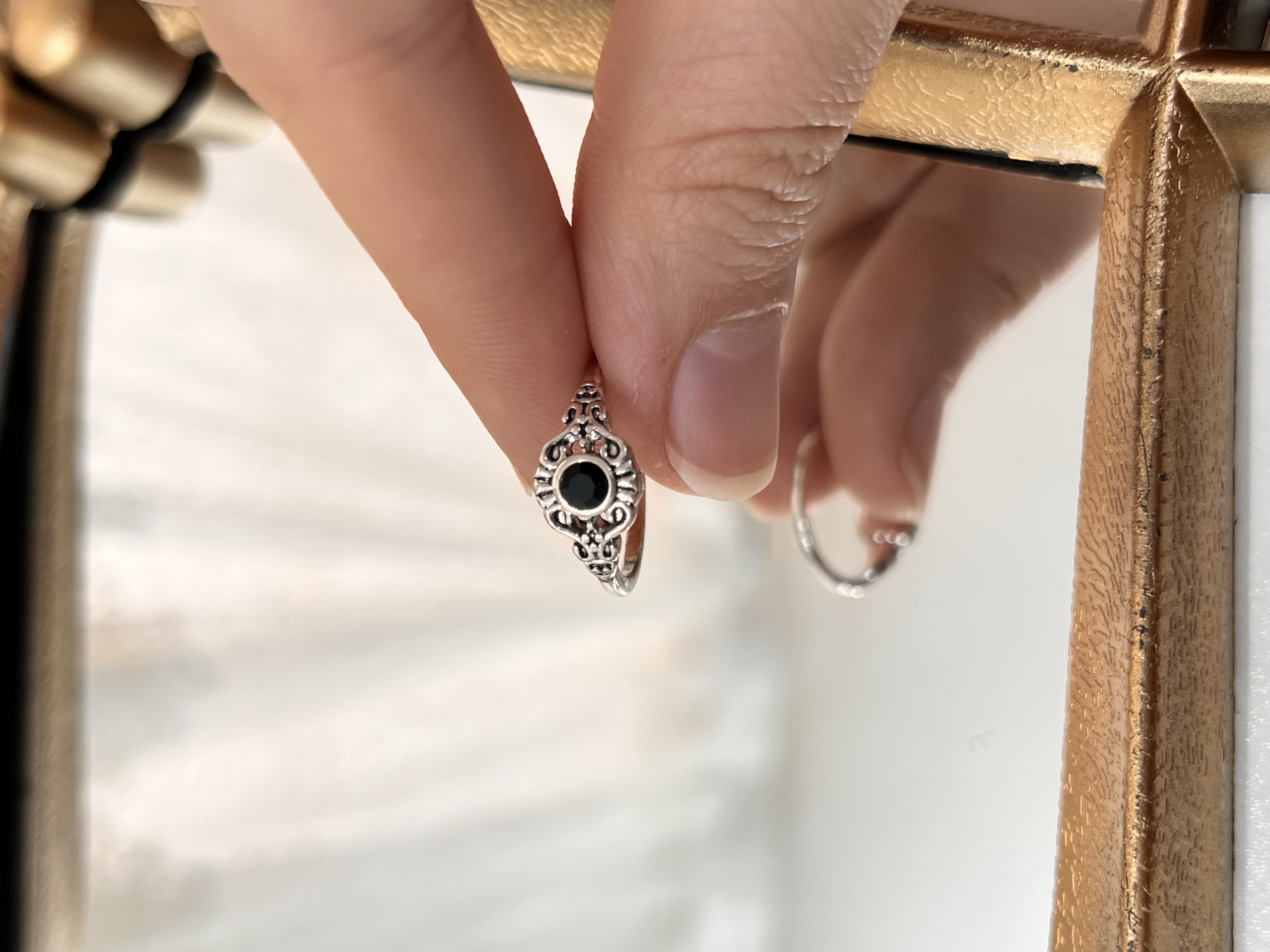 انگشتر سیاه قلم 🖤➕💍