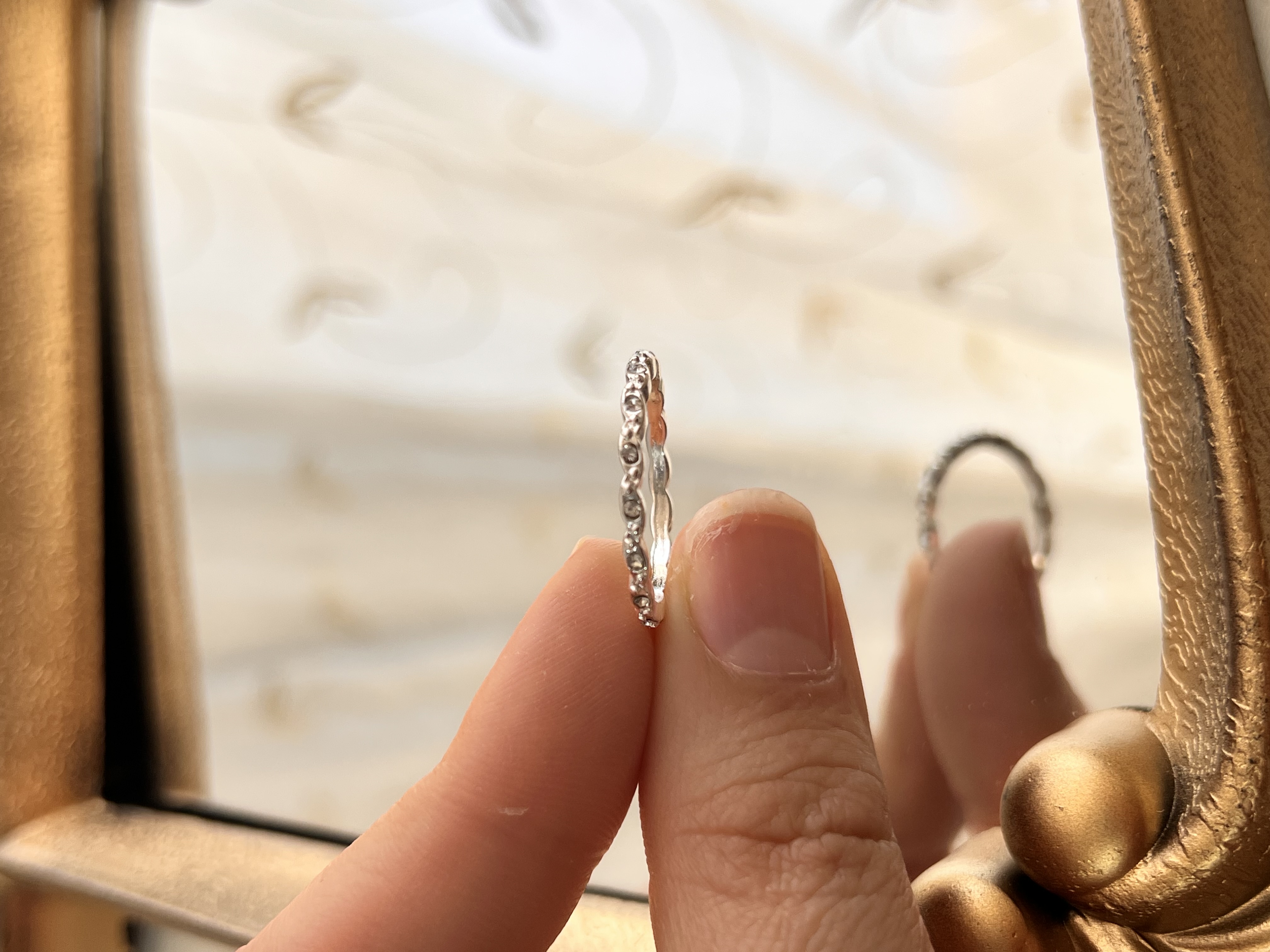 انگشتر تمام نگین کارشد زیرکونیا ابکاری نقره 🤍➕💎