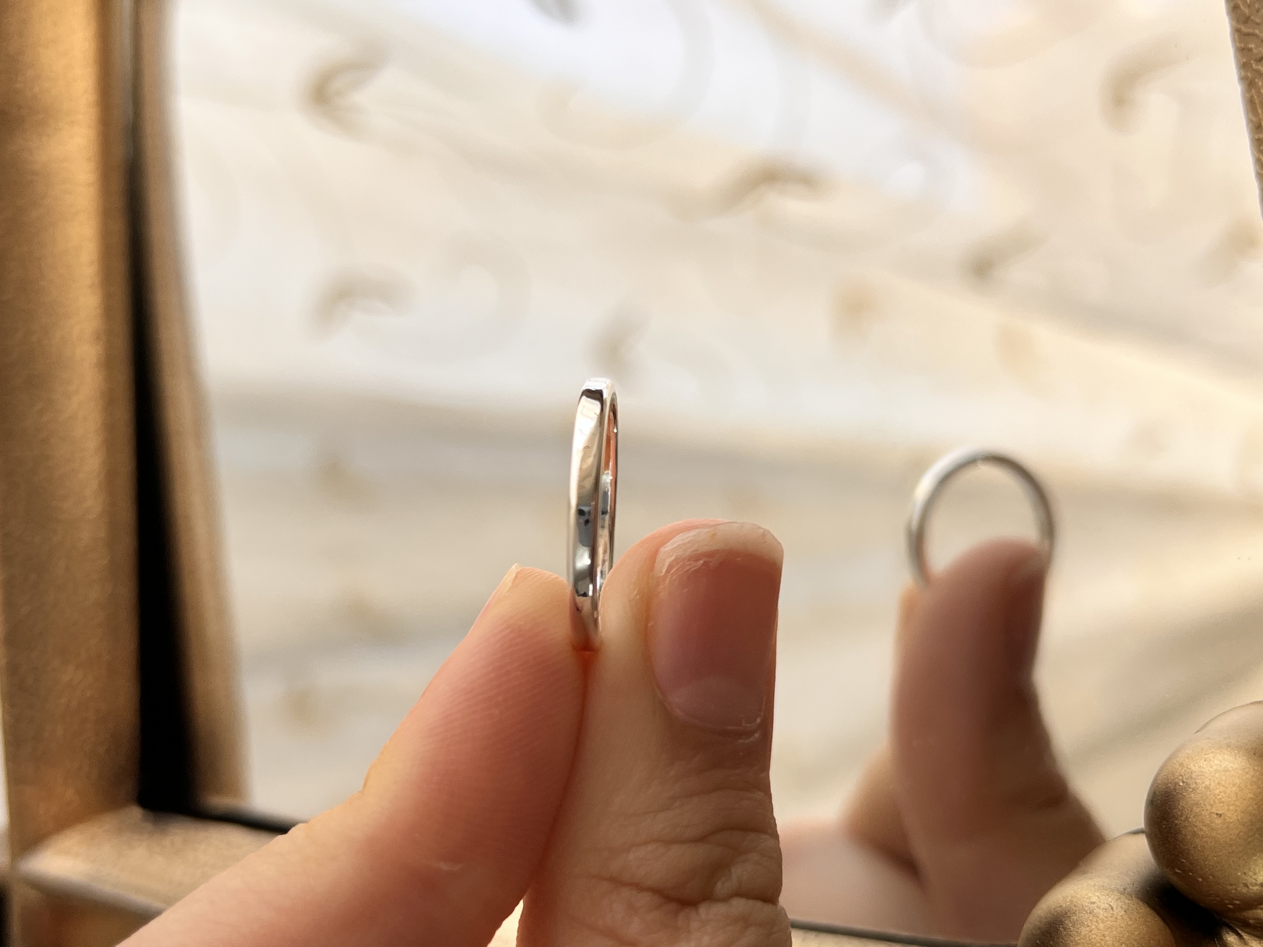 انگشتر ساده ابکاری نقره 🤍➕💍