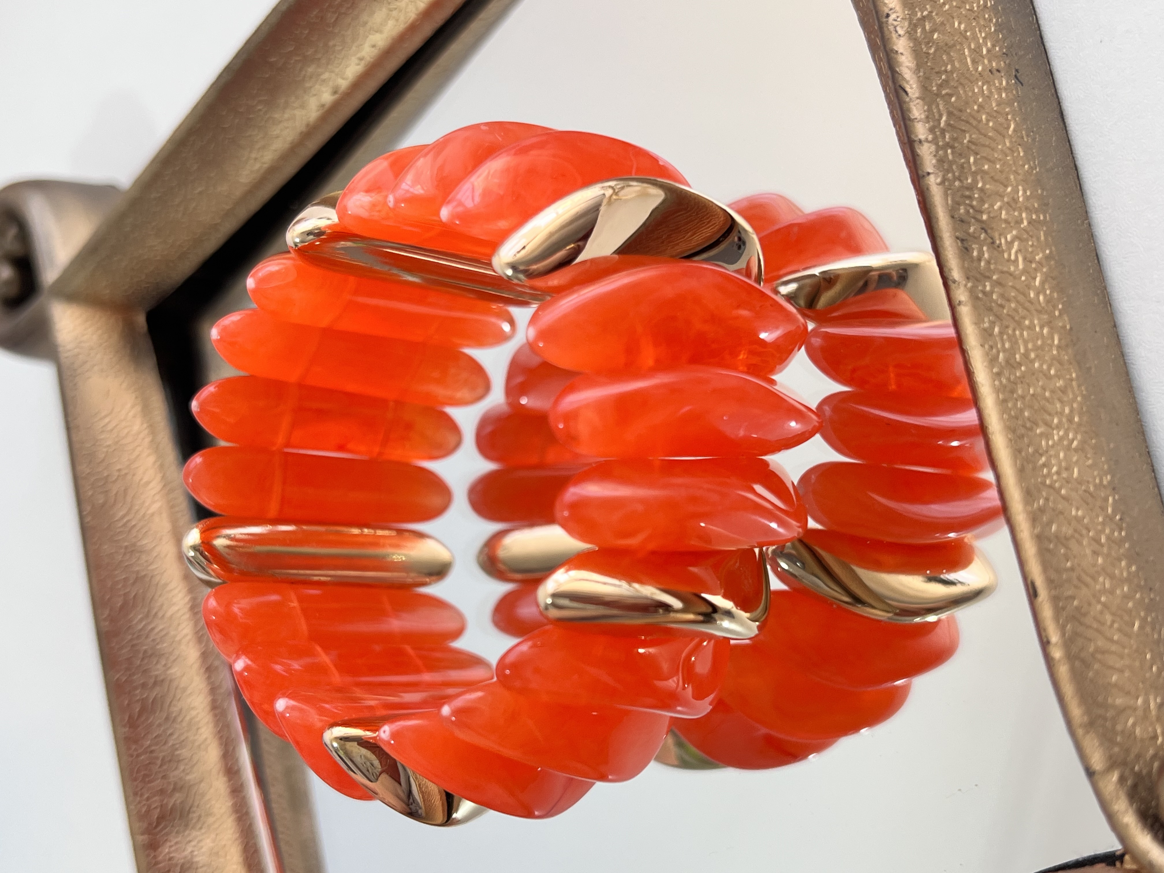 دستبند کشی رزین ترند 🧡➕✨