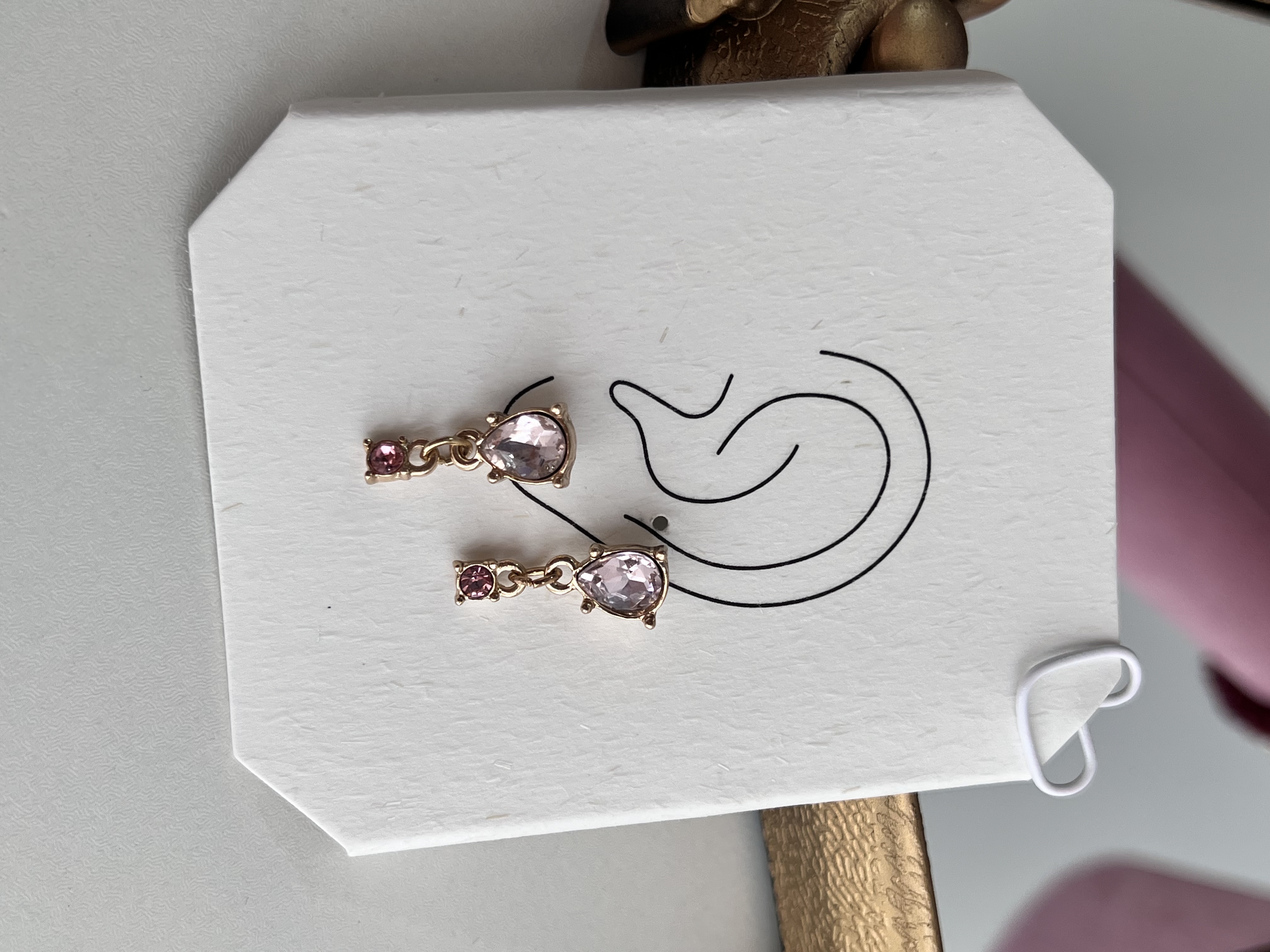 گوشواره ریز اویز دار🎀➕🥹