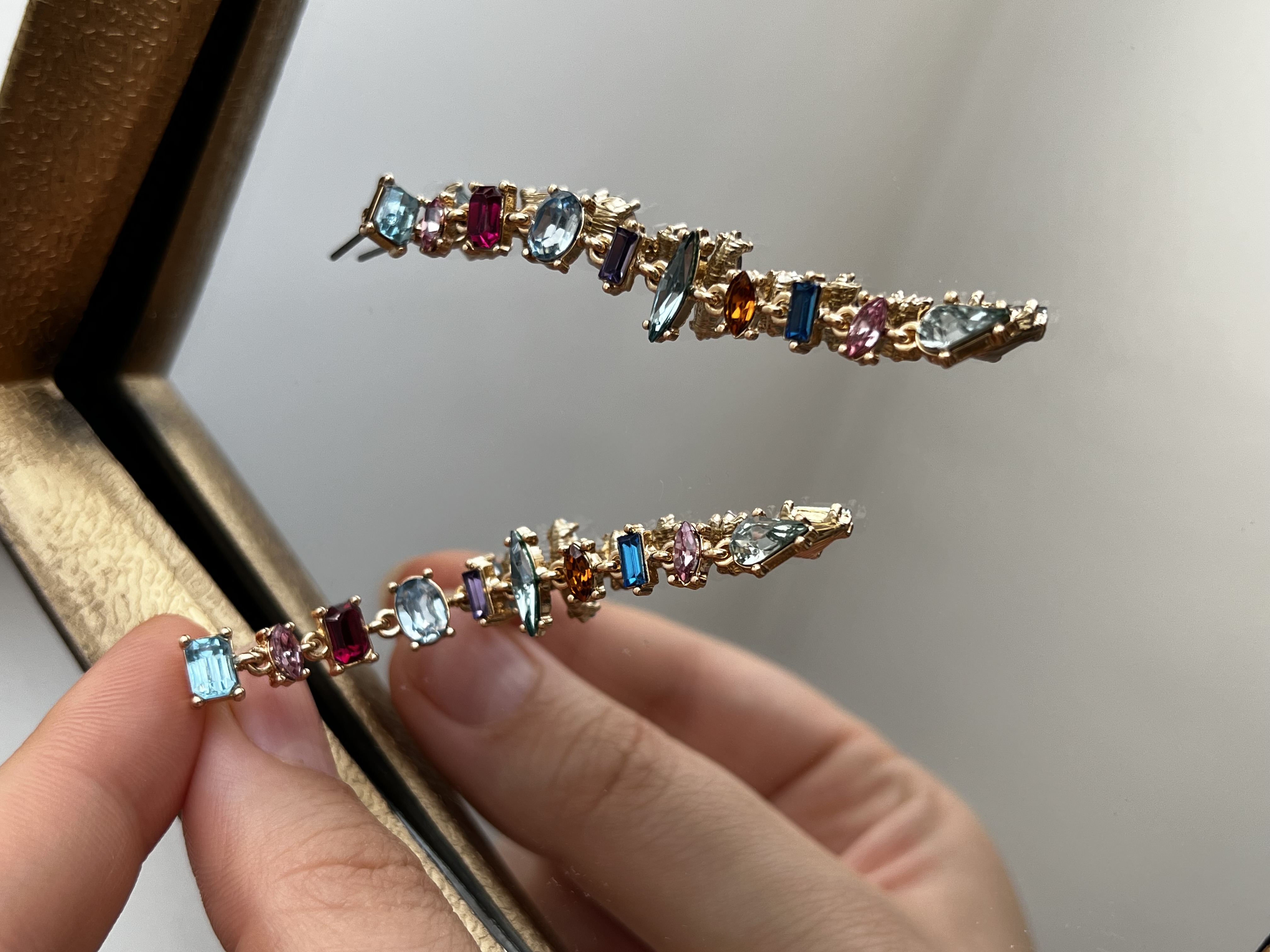 گوشواره مولتی کالر 💎➕🌈