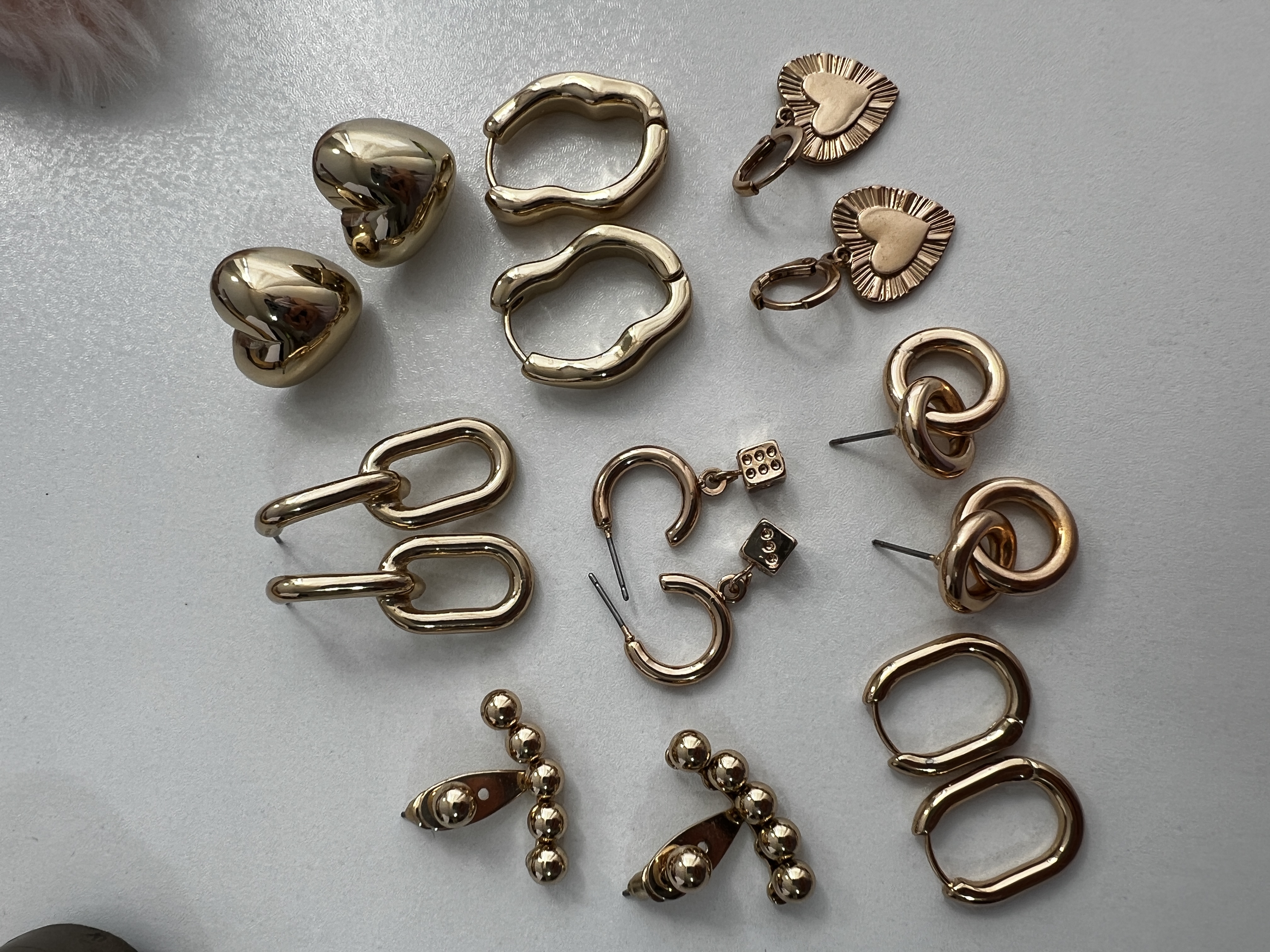 گوشواره ساده طلایی💛➕💫