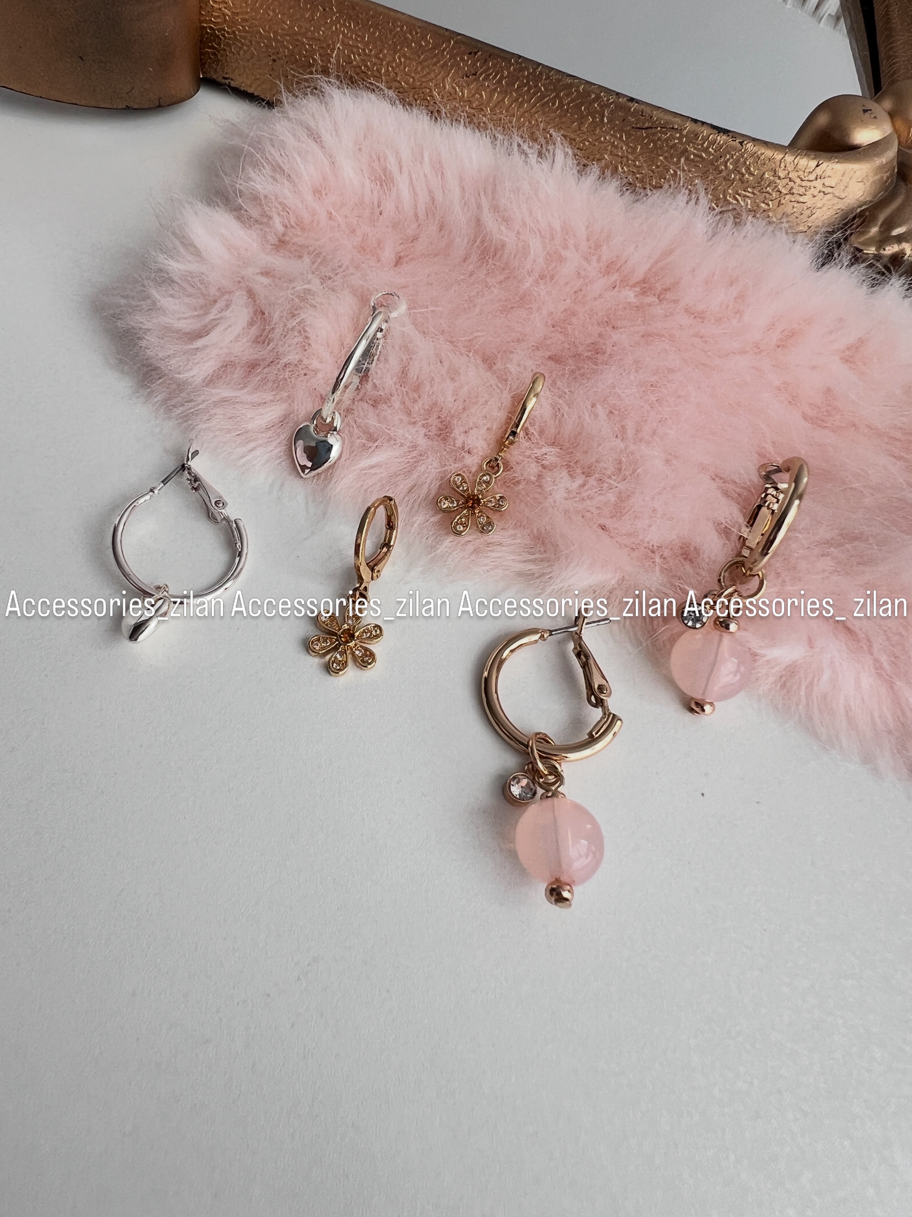 گوشواره دخترانه ظریف🤍➕💎