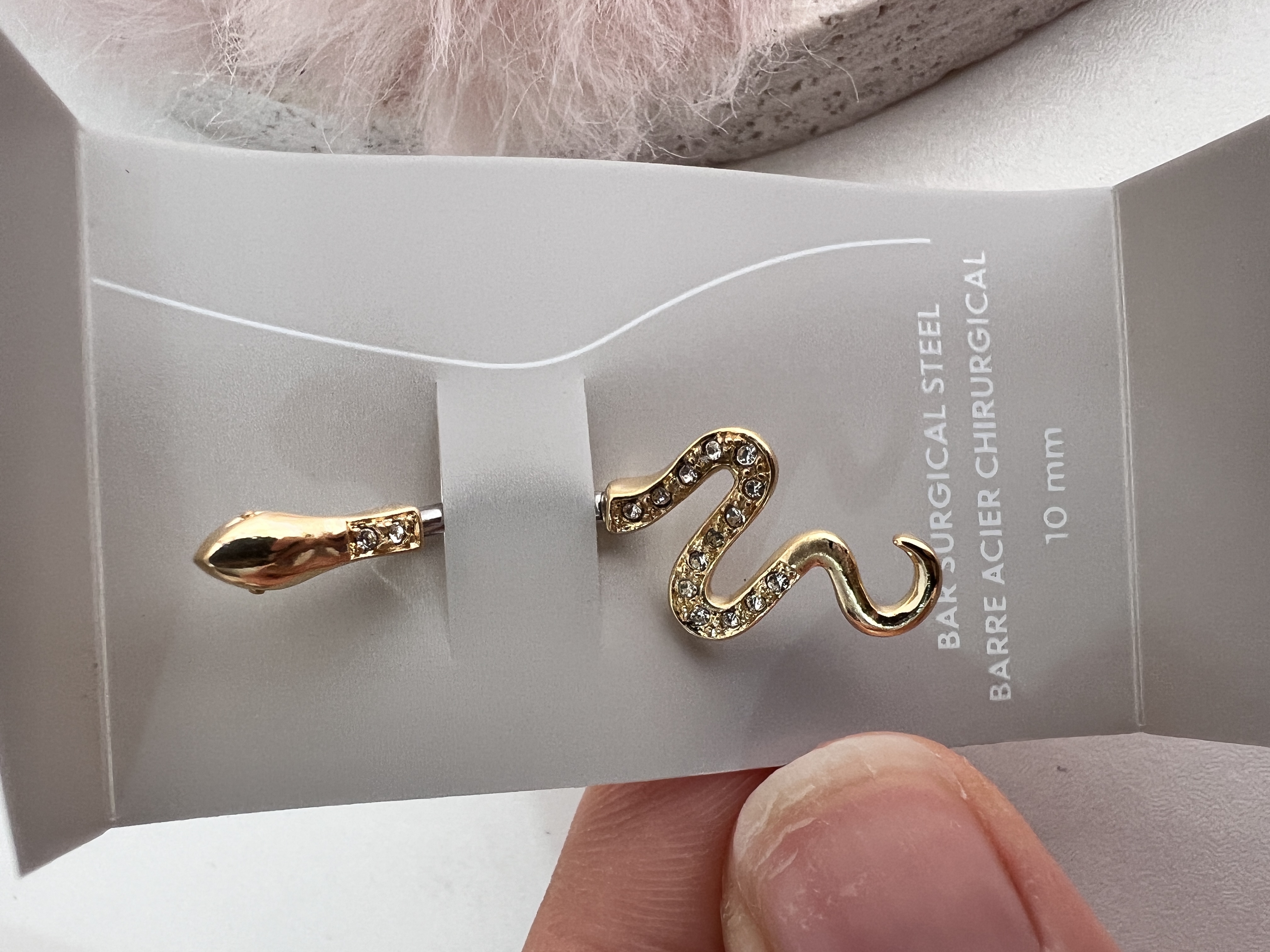 پرسینگ ناف مار طلایی 💛➕🐍➕✨